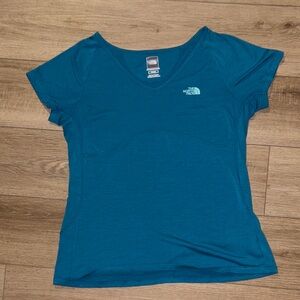 The North Face Women's Teal Short Sleeve Tee